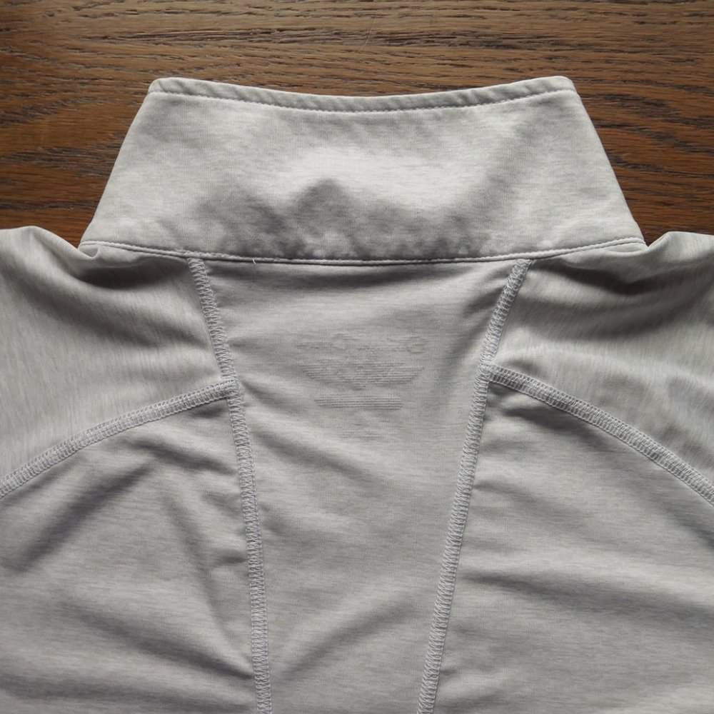 Straight Down Performance Gray Heather Half Zip (… - image 5